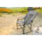 Camping Directors Chair, Heavy Duty,Oversized Portable Folding Chair With Side Table, Pocket For Beach, Fishing,Trip,Picnic,Lawn 
Grey