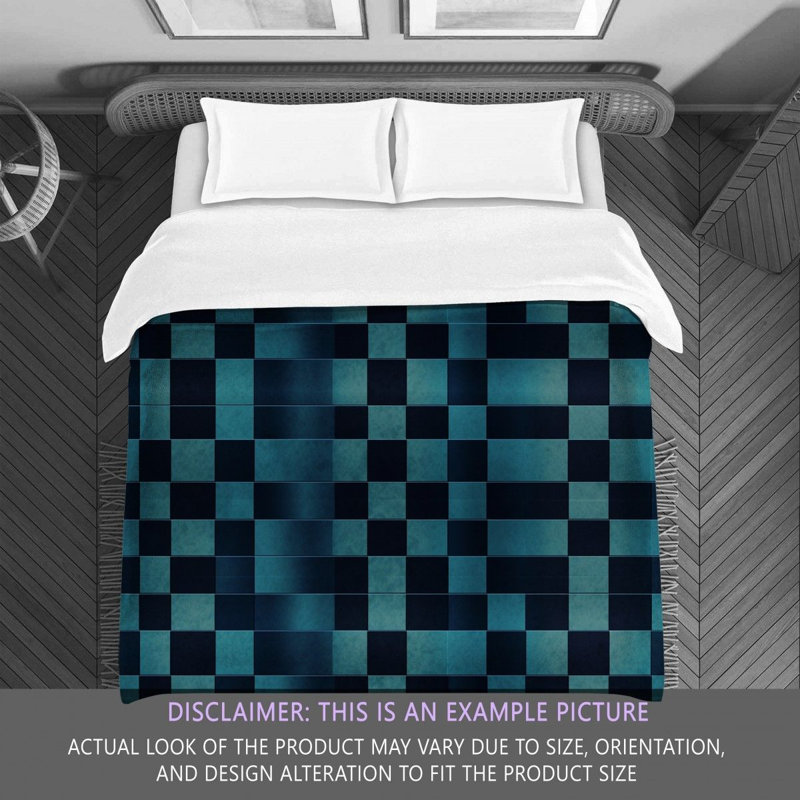 Polyester Checkered Comforter, Twin Comforter