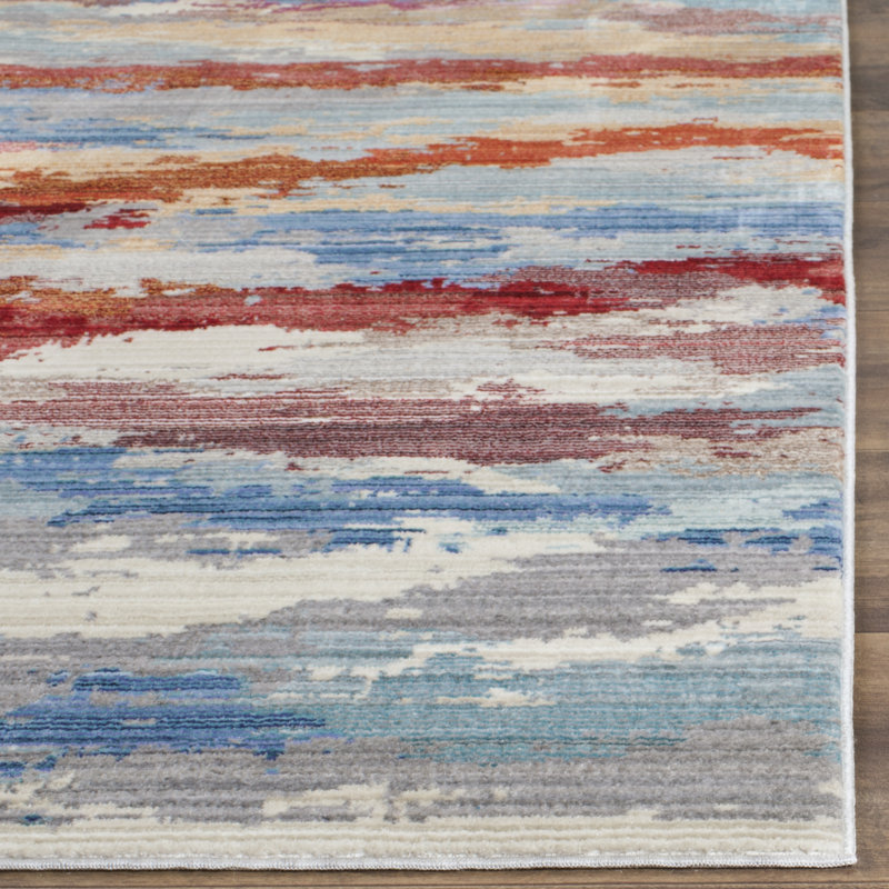 Embrya Valencia Performance Abstract Rug, Runner 2'3" x 8'