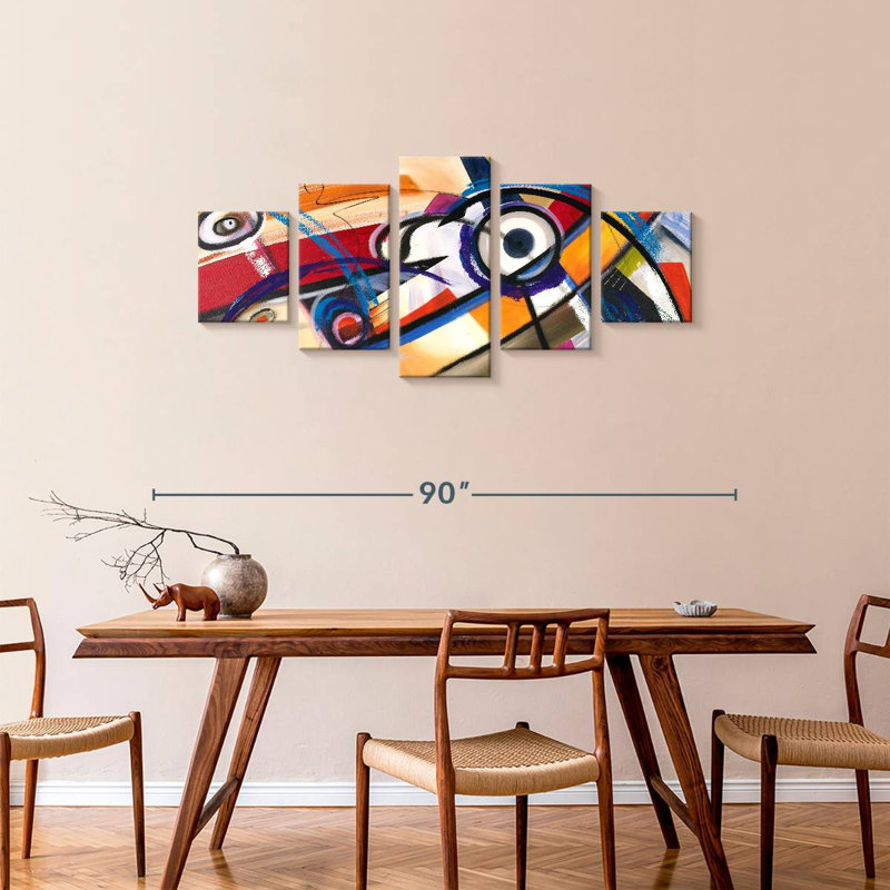 Bold Streams, 34" H x 74" W