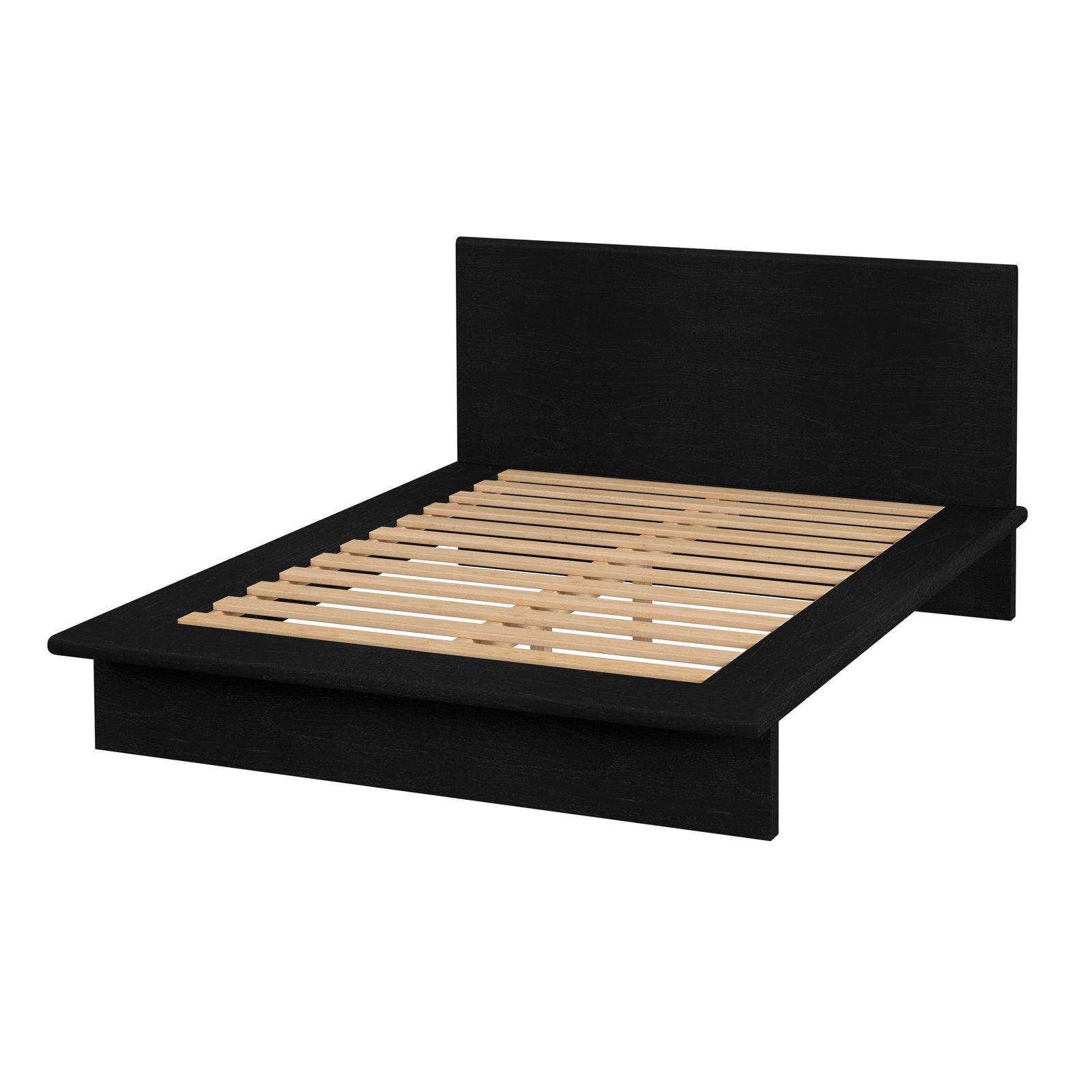 Soleil Platform Bed, Queen, Black