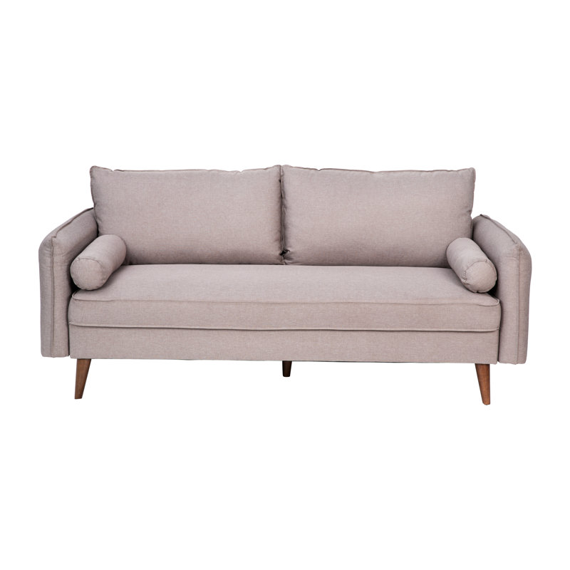 Canapé Joeleen, Faux lin taupe