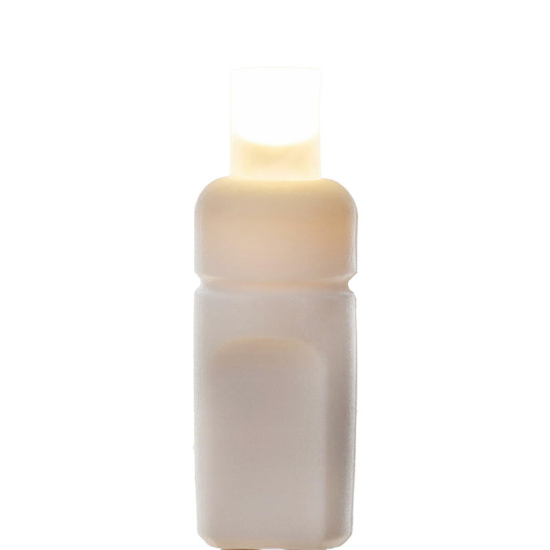 50 Frosted Wide Angle Single Mold End-Connecting LED Light Set, Warm White