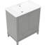 Meuble-lavabo gris avec lavabo - 30 po-1688309702