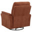 Fauteuil oscillant inclinable électrique pivotant Adler Rouille-118377017