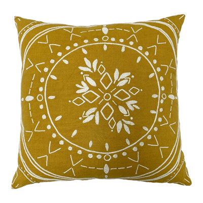 Mandala Abstract Square Throw Pillow Cover