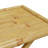  Bistro Set Bamboo, Dark Grey Bamboo, Polyester Standard