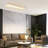 Tranae 1 - Light 39.37" Rectangle Crystal LED Dimmable Flush Mount-429545017