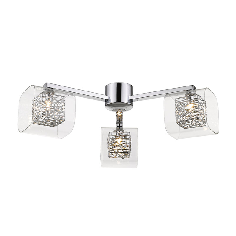 Kidsgrove Flush Mount, Chrome