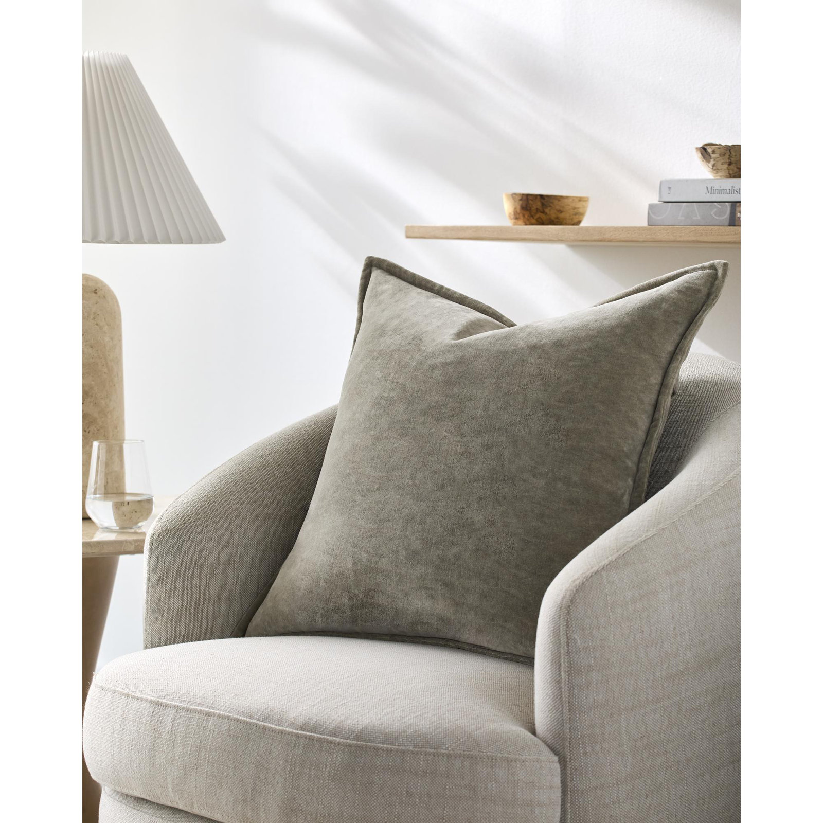 Galey Alix x Livabliss Karling Pillow Cover, 20"H x 20"W, Pillow Cover Only - No Insert, Square