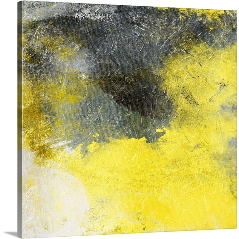 Jace gris cosmique, reproduction sur toile, H 24 po x l 24 po x P 1,25 po, Toile tendue