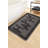 High-Quality Bathmat, Anthracite, 23.6 x 39.4 inches | 100% Polypropylene, Total Thickness: 0.4 inches | Non-Slip Natural Latex Sole, Machine Washable, Vacuum Friendly | Perfect for Bathroom & Entryway Comfort-737675109