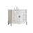 Lunette 42'' Single Bathroom Vanity with Engineered Marble Top-2096279094-2096279097
