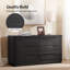 Commode à 6 tiroirs en bois de chêne avec plateau à bijoux amovible Waynesville-2142705235
