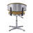 Adjustable Swivel Tufted Stool