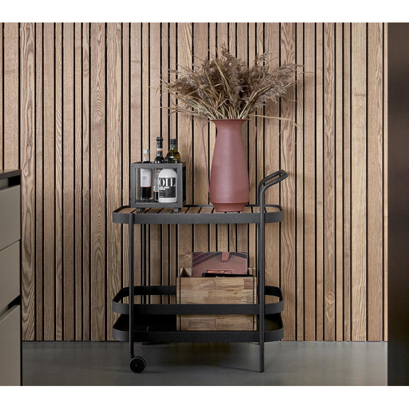 Solid + Manufactured Wood Box, Lava Gray
