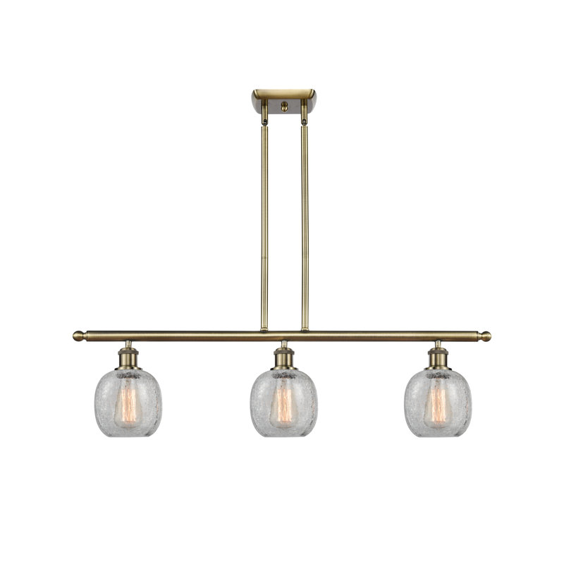 Claudette 3 - Light Kitchen Island Pendant, Seedy, No Bulb Included