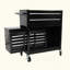 Coffre à outils roulant à grande capacité avec roulettes et tiroirs, armoire de rangement pour outils à 8 tiroirs-1493072029