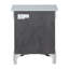 Table de chevet 2 tiroirs Platinum