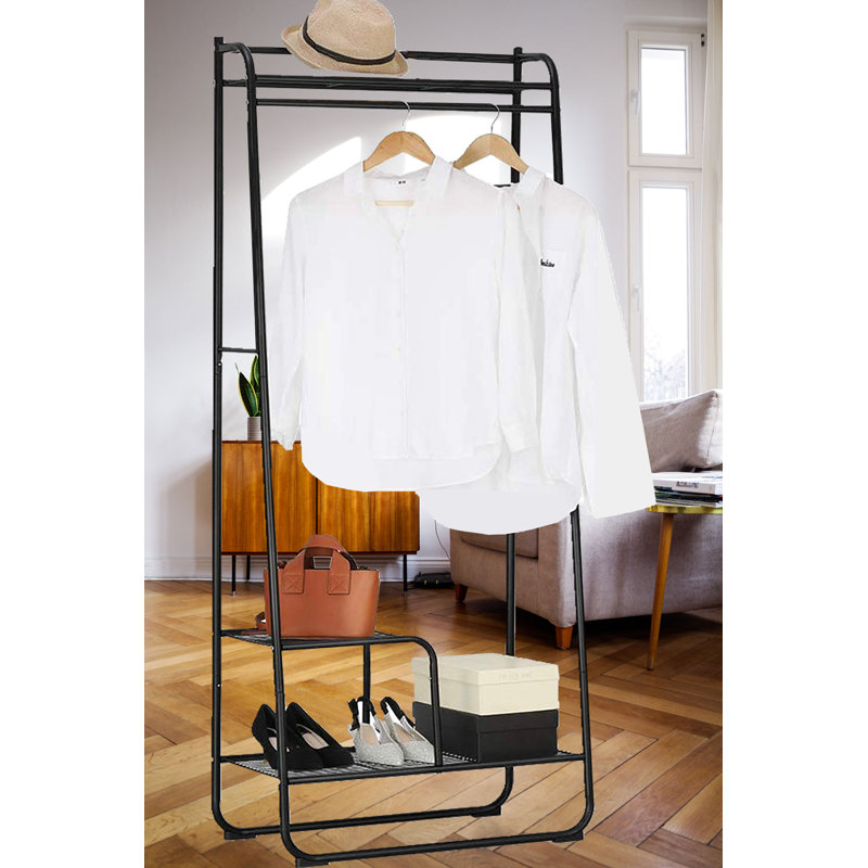 Dawnta 26.77'' Metal Clothing Rack