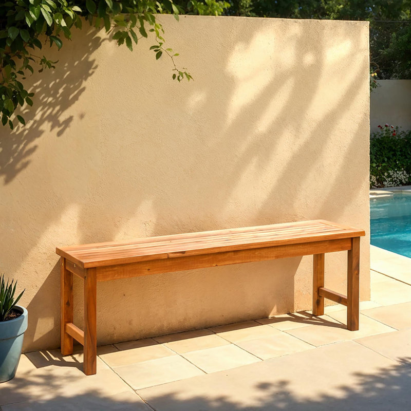 Tournesol Outdoor Acacia Wood Picnic Bench, Brown