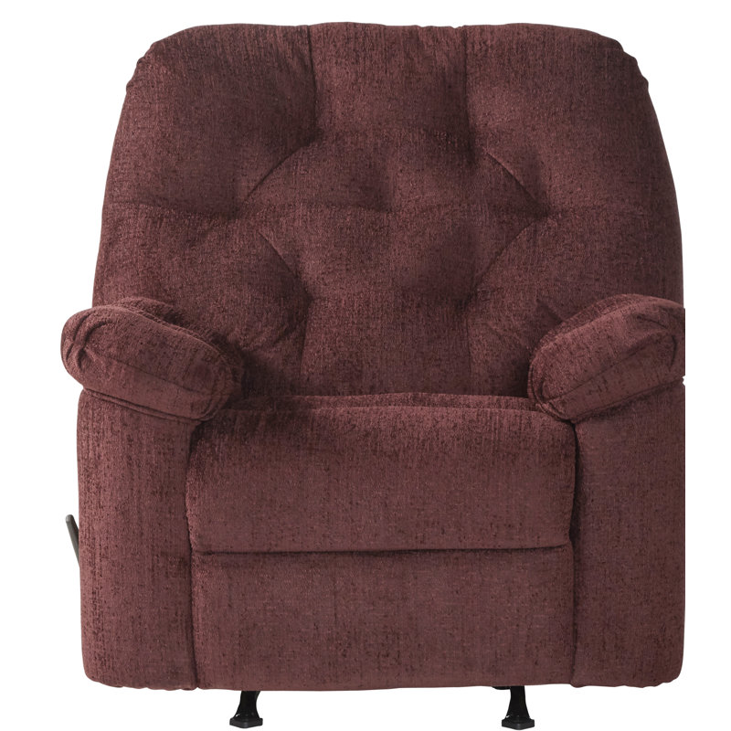 Jayceon Upholstered Recliner, Renegade Rosewood