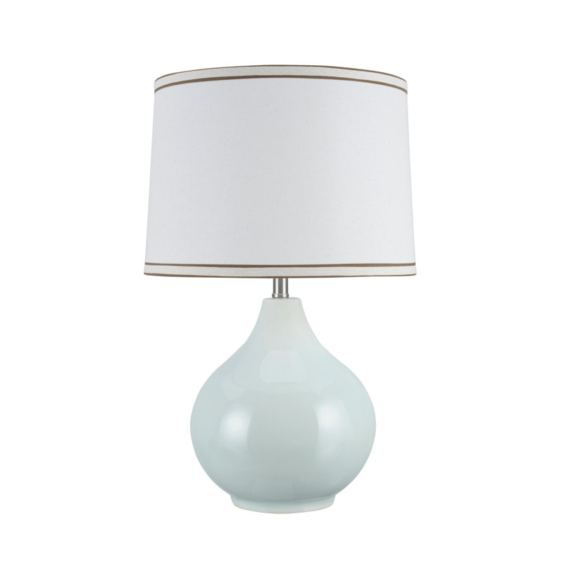 Brashear Ceramic Table Lamp Lamp, Off White
