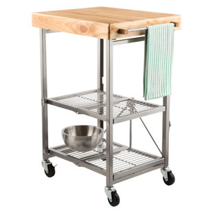 Dessus de chariot de cuisine pliant Bellavia