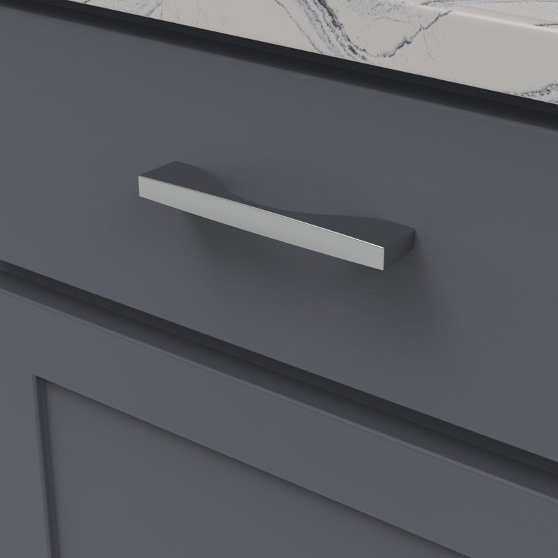 Channel Bar / Handle Pull, 5 1/16", Chrome