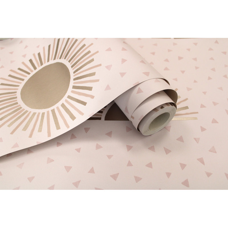 Kalandria 53cm x 10.5cm Matte Wallpaper Roll, Pink