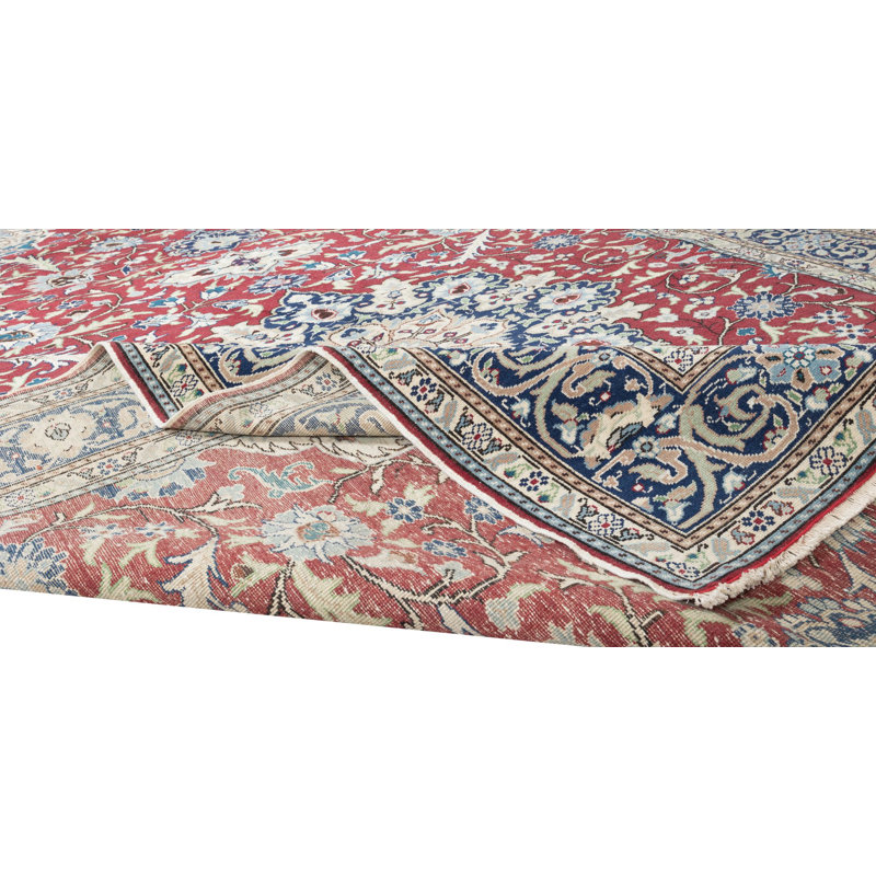 Tapis turc 100% laine fabriqué à la main avec motif de médaillon