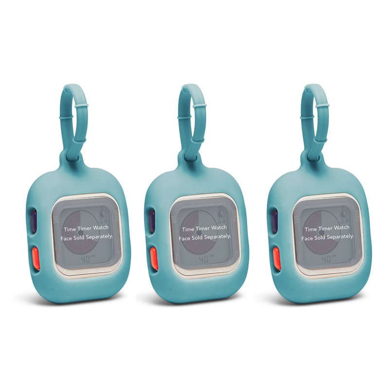 Time Timer Time Timer Watch FOB Accessory (Watch Sold Separately), Caribbean Blue, Pack Of 3