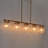 Hampson 38" W 5-Light Dimmable Linear Pendant