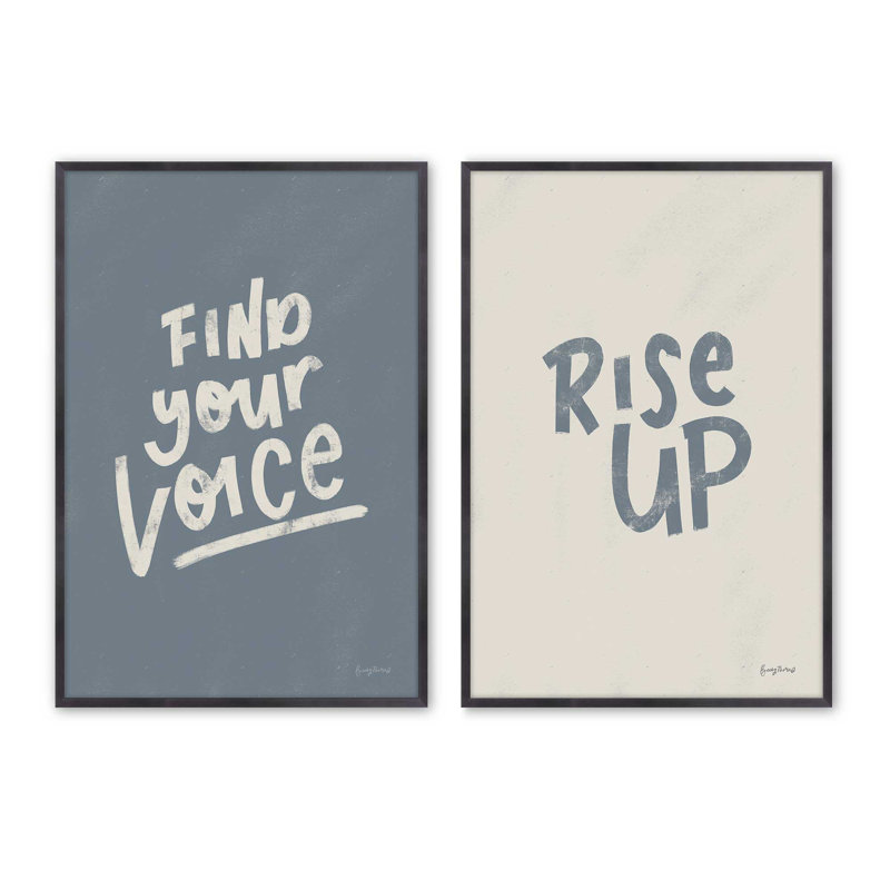 Ensemble de 2 pièces «Rise Up», Cadre en zinc patiné, H 21,25 po x l 17,25 po