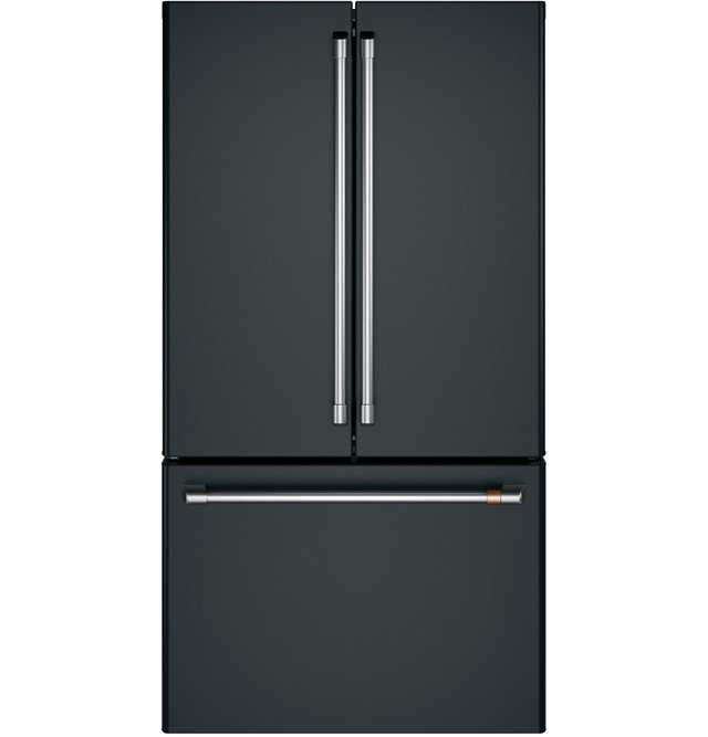36" Counter Depth French Door 23.1 cu. ft. Energy Star Refrigerator, Matte Black
