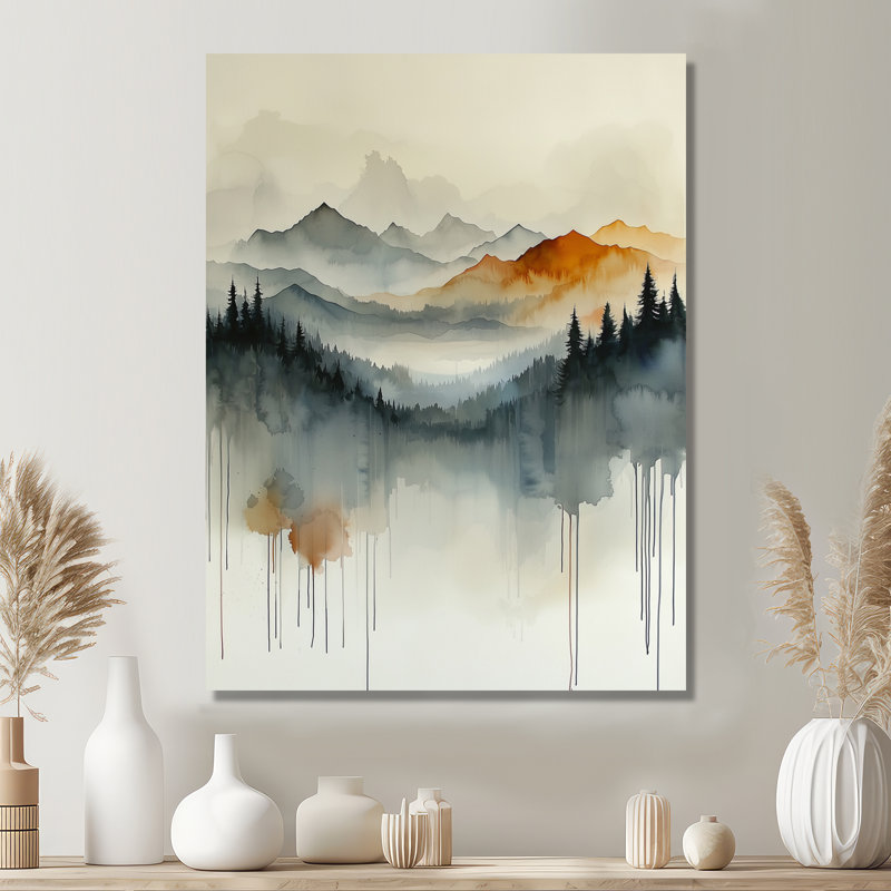 Omolana - paysages, impressions d'art mural, Toile tendue, Ne s’applique pas, H 20 po x l 12 po