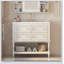 Armoire de meuble-lavabo 36 po avec lavabo sous-comptoir en céramique, 4 tiroirs, structure en bois massif pour salle de bain moderne-1819257699