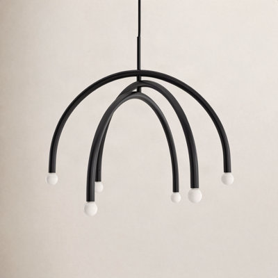Yula 6 - Light Dimmable Chandelier