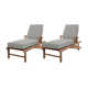 Huntington 26'' Outdoor Teak Chaise Lounge