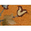 Tapis antique pré-1900 à teinture végétale Aubusson 5 x 29