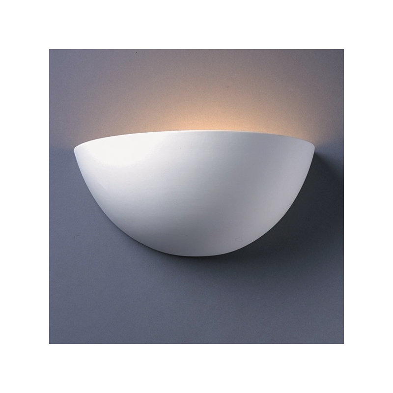 Applique murale 1 lumière sphère Maart, Bisque