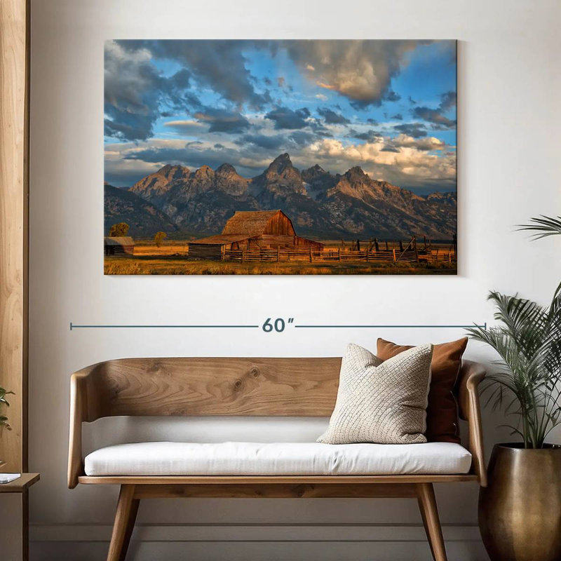Rustic Wyoming, 34" H x 51" W