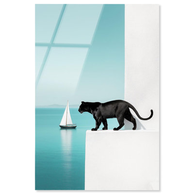 «Edge Feline Sail I», reproduction sur toile par Notoriart, prête à être accrochée