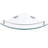 Hillsg Triangle Glass Floating Shelf-1463521429