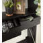Bureau flottant en bois massif Aerick-1873200422