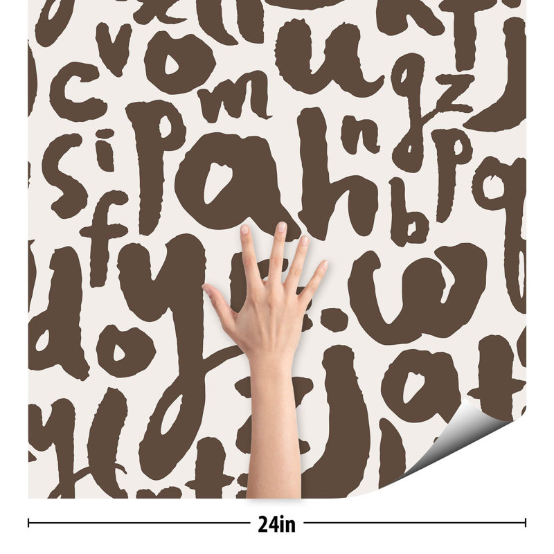 Carreau de papier peint Fayrouz, L 48 po x l 24 po
