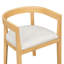Ensemble de table de salle à manger 7 pièces pour 6 personnes, table de cuisine rectangulaire avec 6 chaises rembourrées, ensemble de salle à manger en grain de bois pour la salle à manger-133589223