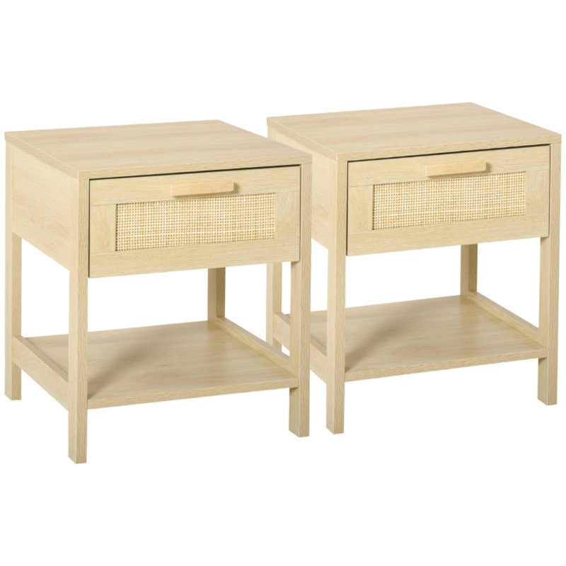 40.01 cm W Bedside Table