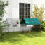 Parc pour petits animaux, clôture de parc pour animaux de compagnie pour lapins, poulet, chinchillas avec toit pour l'intérieur et l'extérieur, vert