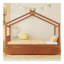 Lit simple en bois avec tiroirs, noyer-1012408813